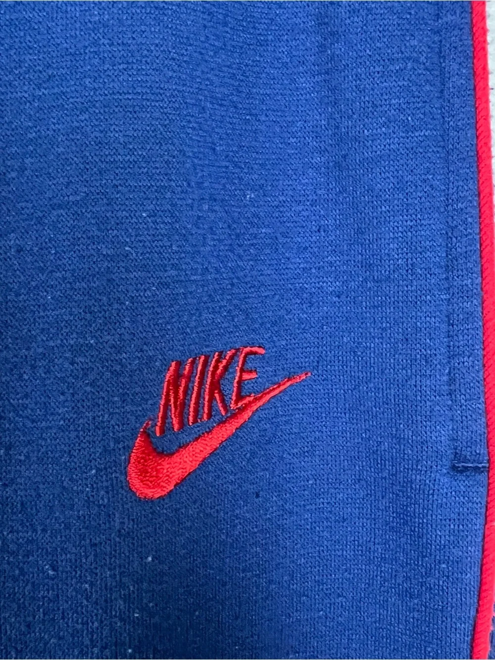 Nike Blue Tag Vintage 80s 2 Piece Tracksuit Set Size Small Mens Navy Gray - Picture 4 of 15